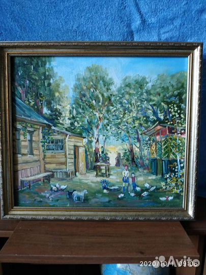 Картина маслом на холсте 35 на 40 Назарова