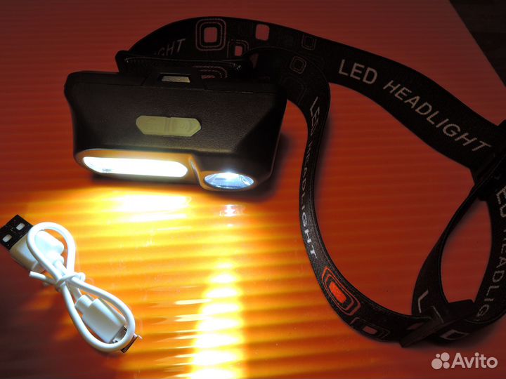 Налобный фонарь аккумуляторный