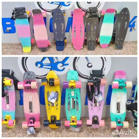 Скейт-Пениборд Muiticolor 22 pink/yellow