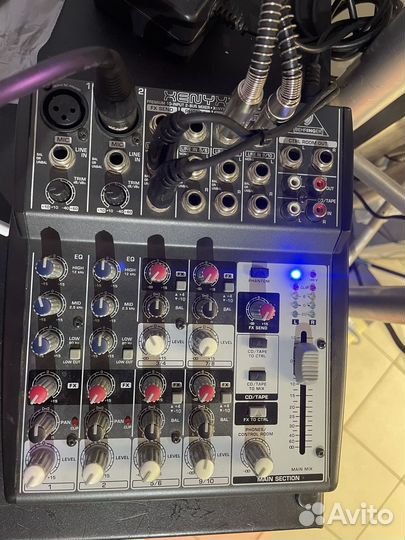 Микшерный пульт Behringer xenyx 1002