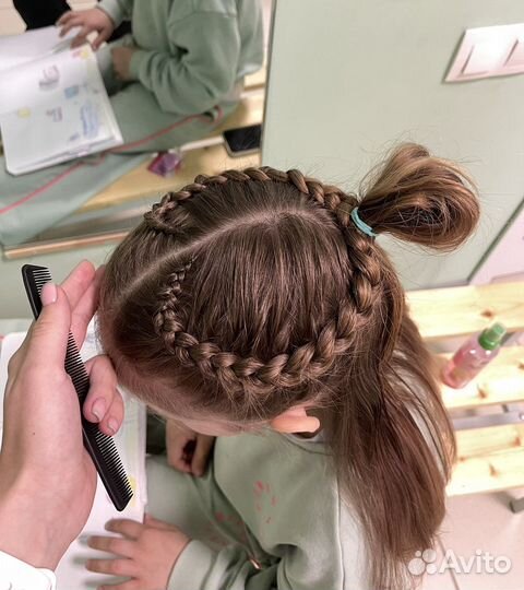 Плетение косичек детям