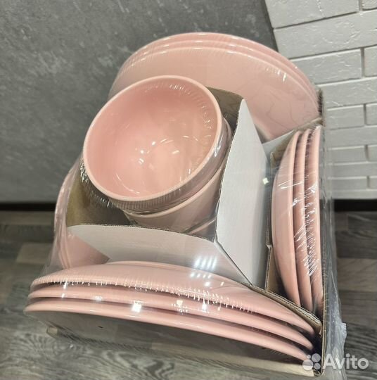 Набор посуды Homeclub 18 предметов + доставка