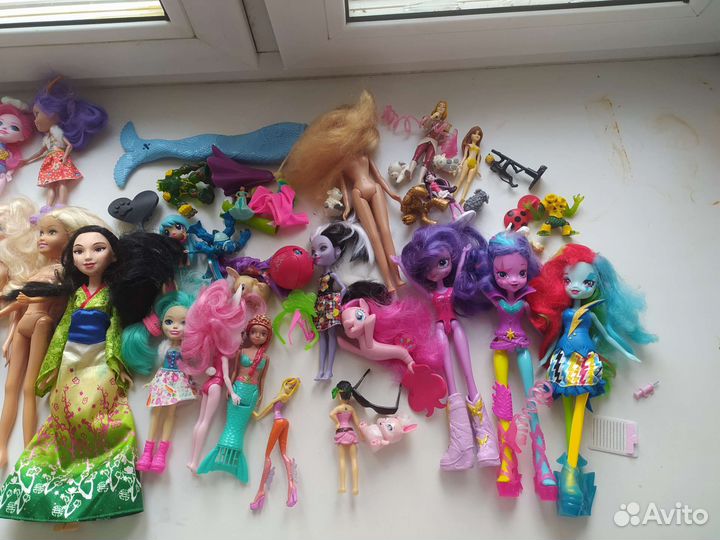 Барби куклы пакетом лот