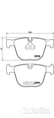 Колодки тормозные P06026 Brembo