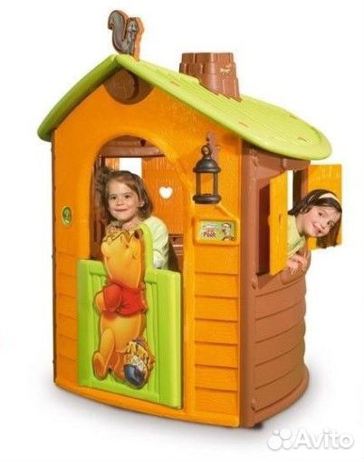 Детский игровой пластиковый домик smoby winnie