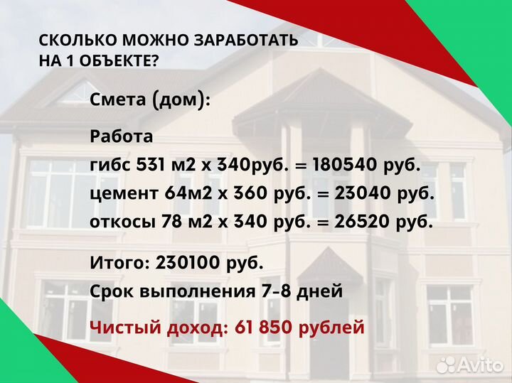 Франшиза Отделка, Реклама в подарок