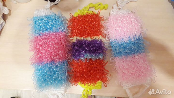 Мочалка ручной работы,торг уместен