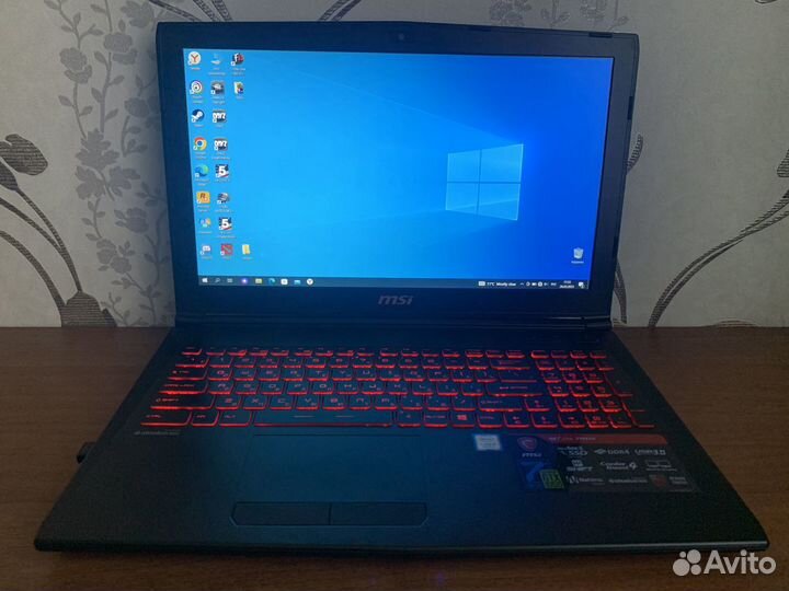 Игровой ноутбук msi GL62M 7RDX-2200RU