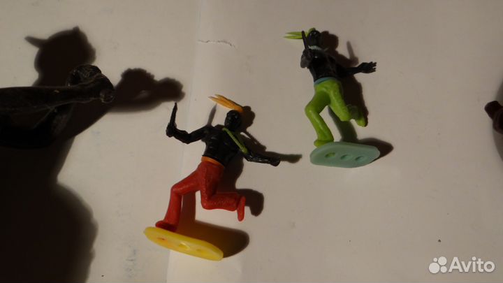 Набор солдатиков пластмассовых 80-х годов 6 штук