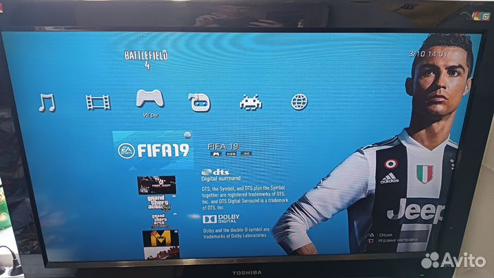 Sony PS3 super slim прошитая