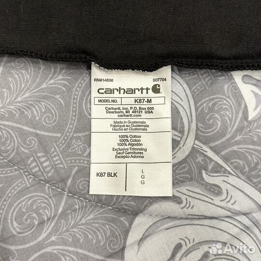 Футболка Carhatt K87 loose fit черная