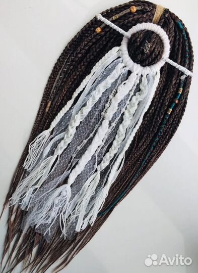 Заколка для дредов и кос«ловец снов»