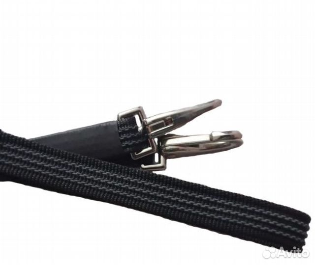 Повод прорезиненный цельный без шлёвок