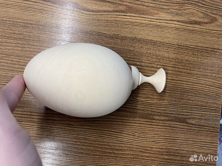 Деревянное яйцо под роспись