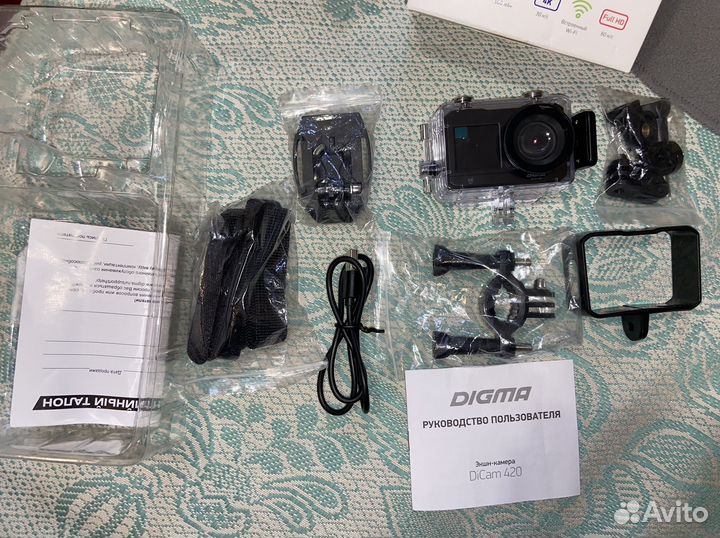 Экшн камера Digma DiCam 420