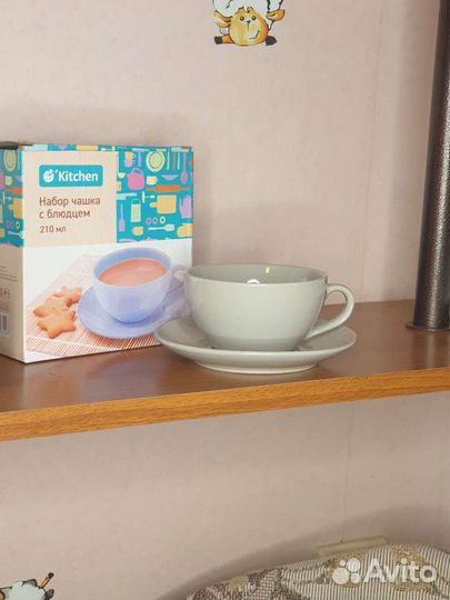 Набор чашка с блюдцем