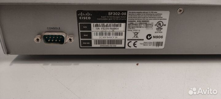 Коммутатор Cisco SF302-08