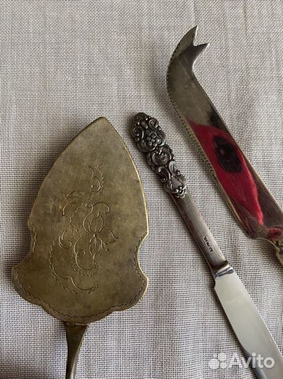 Набор Винтаж столовые приборы лопатка нож