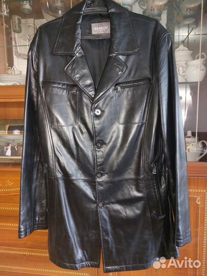 Кожаное пальто