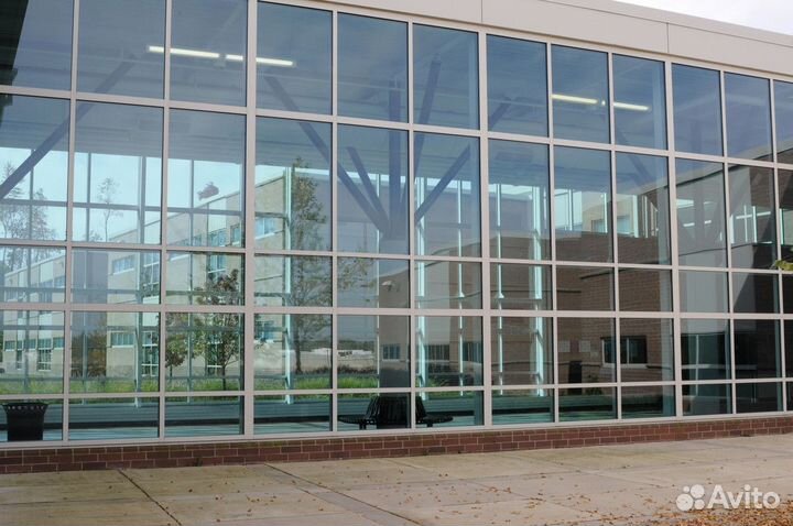 Алюминиевые окна новые