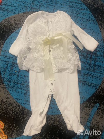 Костюм на выписку для девочки