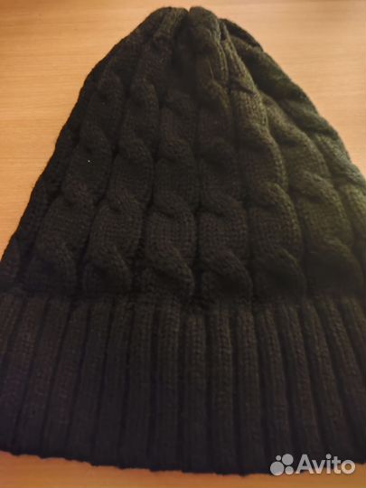 Новая вязанная шапка мужская