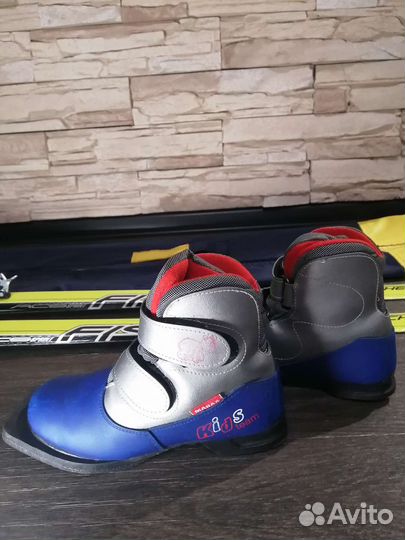 Лыжи Fischer 160 см+ботинки комплект