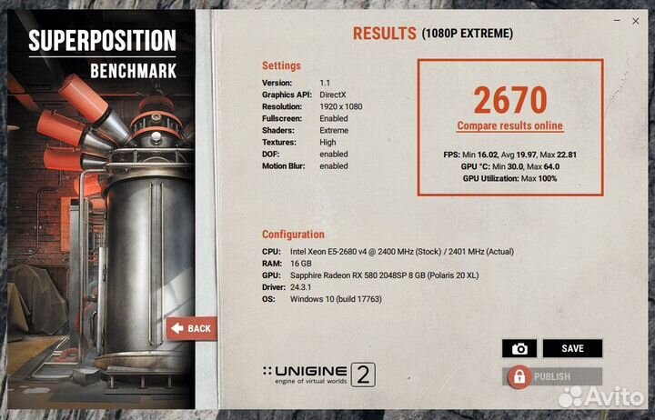 Sapphire nitro+ RX 590 GME 8Gb 2304SP