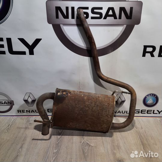 Глушитель задняя часть банка Renault duster
