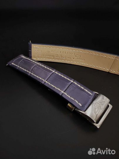 Ремешок Breitling синий