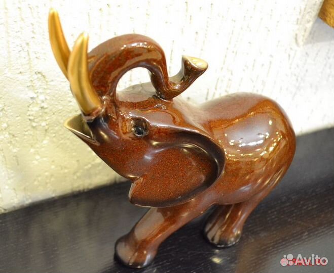 184632 Статуэтка Авторская работа Мраморный слон