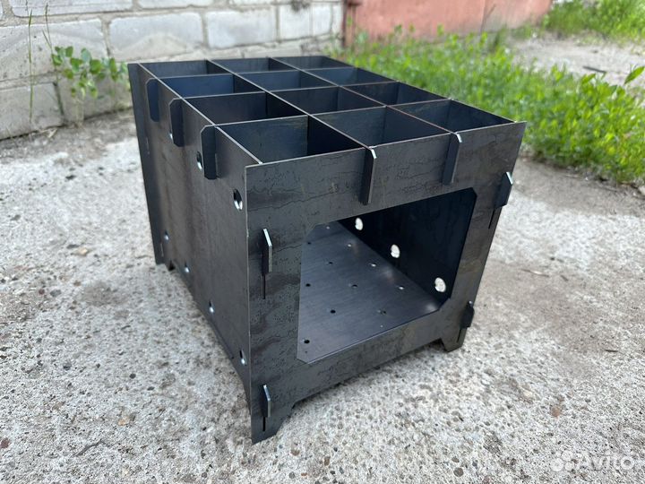 Печь щепочница 2мм 320х250х250мм