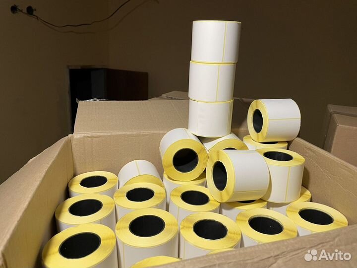 Термоэтикетки пластиковая втулка