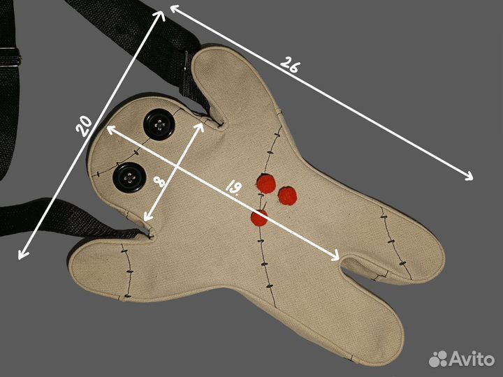 Сумка кукла Вуду