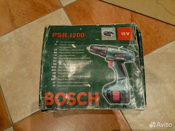 Шуруповерт bosch PSR 1200