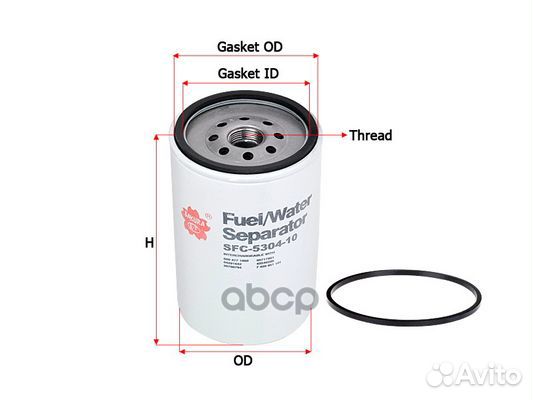 Фильтр сепаратора hyundai hd/county 10 SFC530410