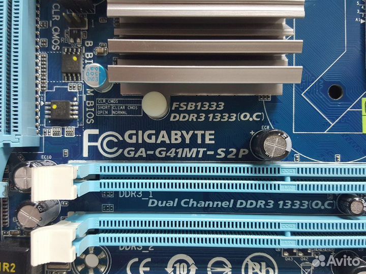 Плата s775 gigabyte GA-G41MT-S2P (Intel G41)(DDR3)