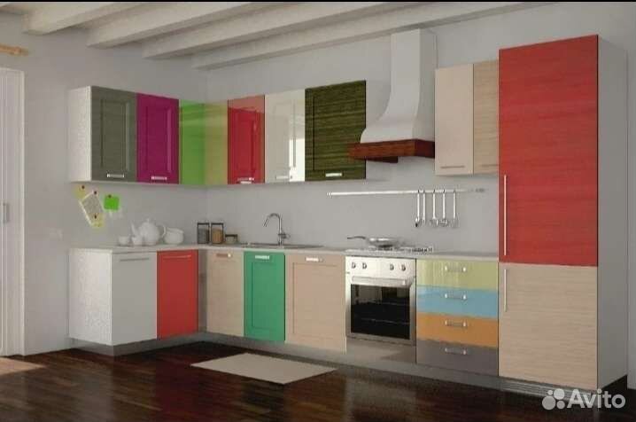 Реставрация покраска кухонного гарнитура