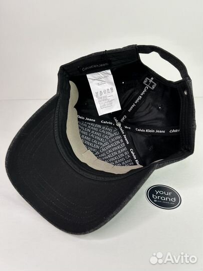 Кепка / бейсболка Calvin Klein темно серая