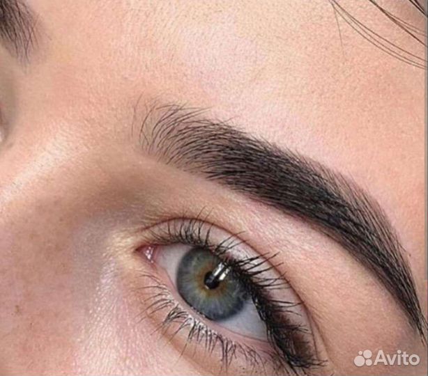 Перманентный макияж татуаж бровей