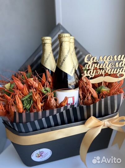 Букеты из раков,мужской подарок,раки,крабы