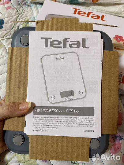 Весы кухонные tefal optiss новые