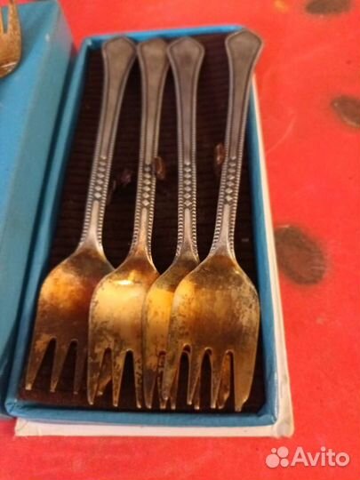 Вилка для десерта, торта мельхиор