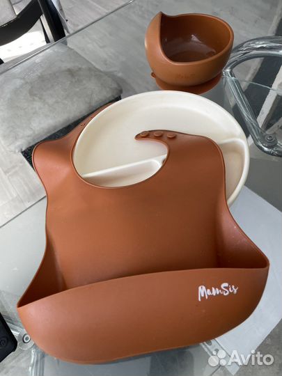 Набор силиконовый для кормления детский