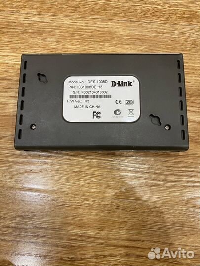 Коммутатор D-Link DES-1008D