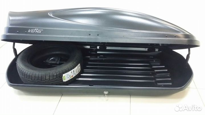 Автобокс Koffer A-430 430 л двухстороннее открытие