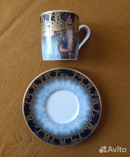 Коллекционная кофейная пара Goebel (Густав Климт)