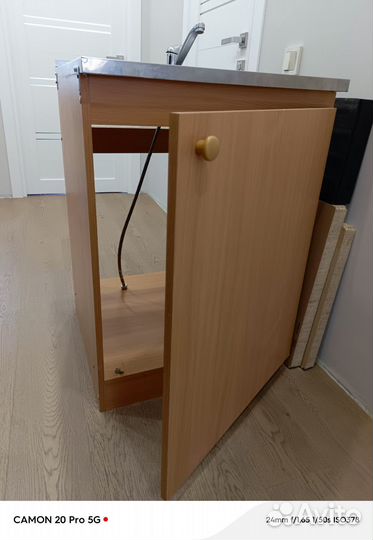 Тумба отдельно стоящая с мойкой 60 на 60