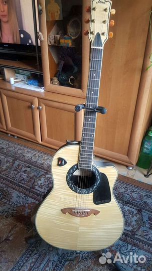 Электро акустическая гитара бу