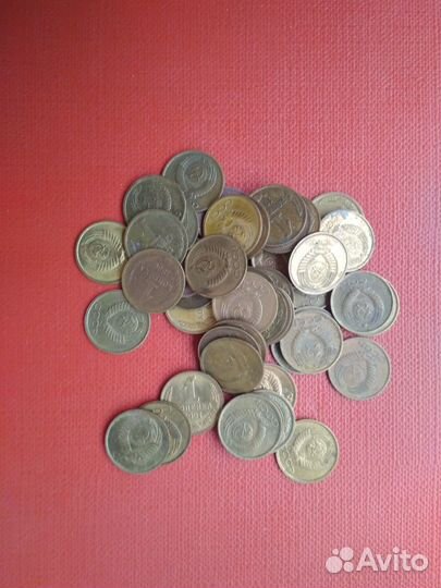 Монеты СССР 1, 2, 3, 5 коп